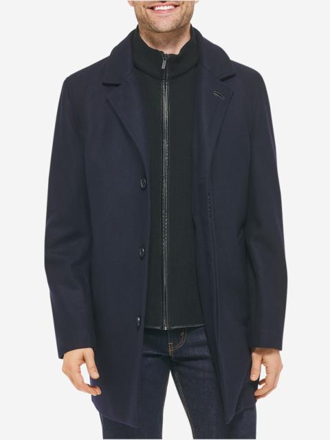 COLE HAAN Men's Wool-Blend Car Coat