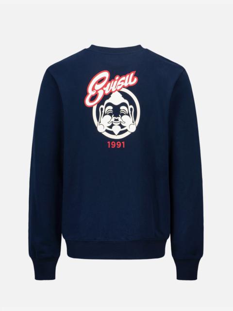 EVISU GODHEAD PRINT SWEATSHIRT