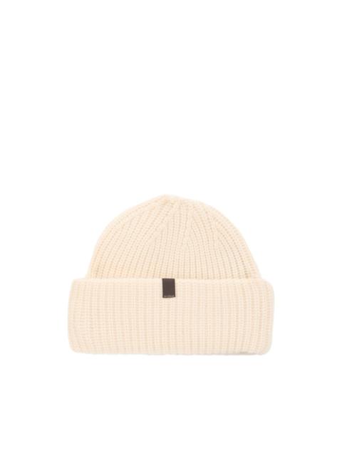 SLOWEAR ribbed-knit beanie hat