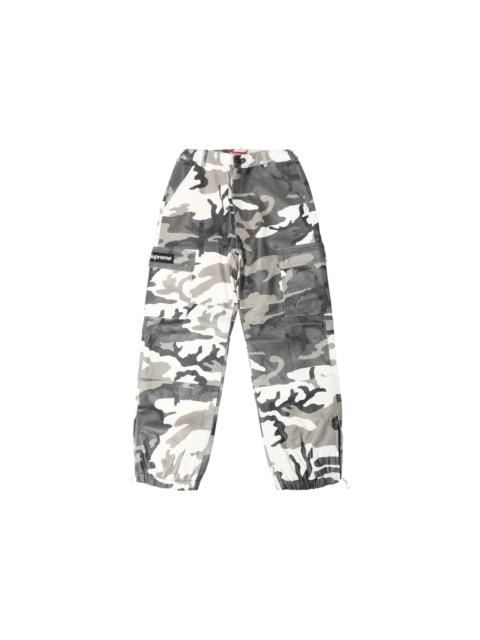 Supreme Supreme Leather Cargo Pants Snow Camo
