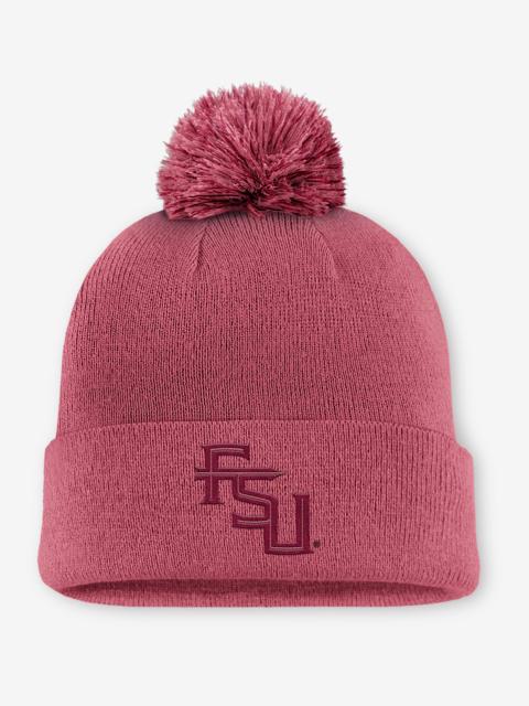 Nike Florida State Primetime Campus Toned Men's Nike College Cuffed Pom Beanie
