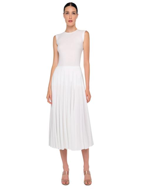 NORMA KAMALI FLARED SKIRT TO MIDCALF