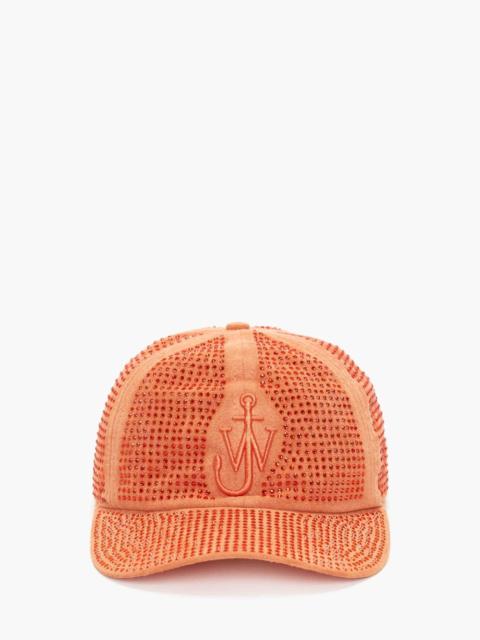 JW Anderson BASEBALL CAP WITH CRYSTAL