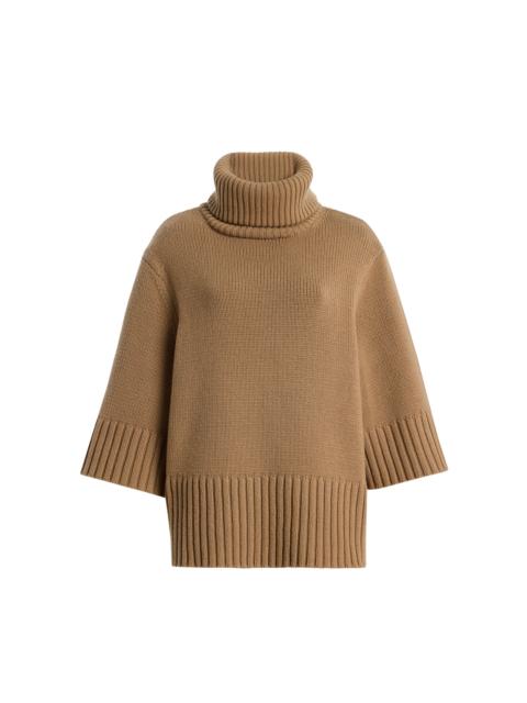 MICHAEL KORS COLLECTION Funnel-Neck Cashmere Sweater neutral