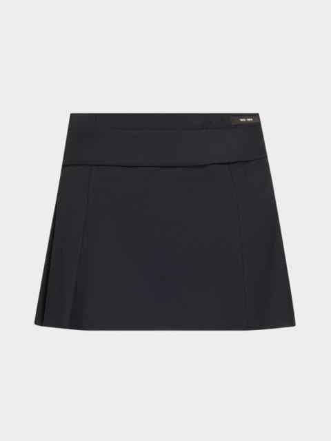 WE-AR4 The Collegiate Pleated Plaid Mini Skirt