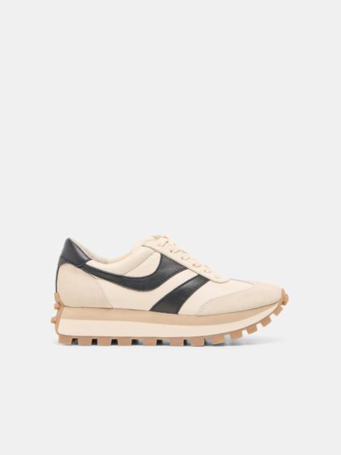 dolce vita TRESA SNEAKERS WHITE BLACK LEATHER
