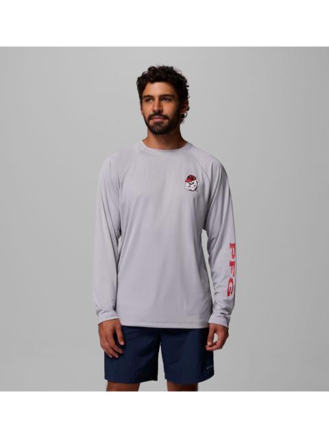 Columbia Men's Collegiate PFG Terminal Tackle Long Sleeve Shirt - Georgia