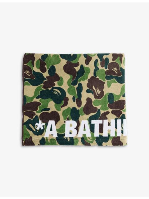 A BATHING APE® Abc Camo Cotton Beach Towel