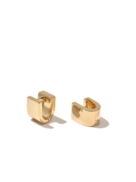 Otiumberg 14K gold vermeil chunky square earring
