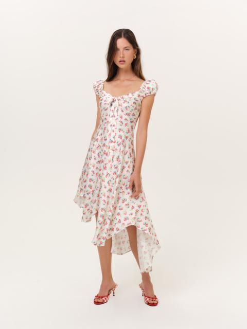 For Love & Lemons Cherry Mae Midi Dress