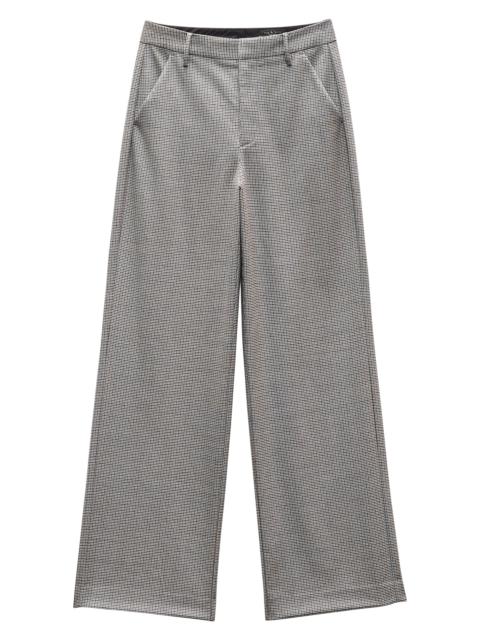rag & bone Women's Andi Plaid Full-Length Trousers - Blue Plaid