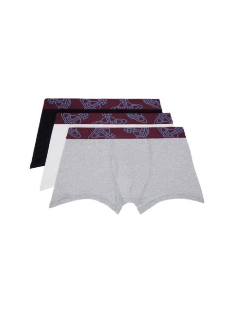 Vivienne Westwood Three-Pack Multicolor Cotton Boxer Briefs