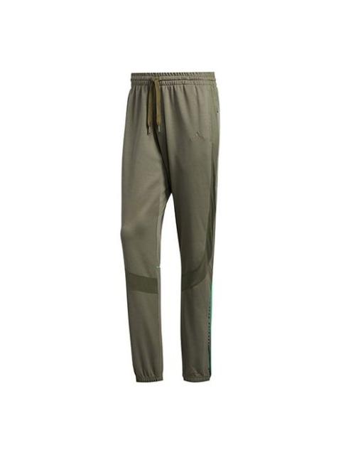 adidas Rose CU PNT Basketball Sports Long Pants Green GE2937