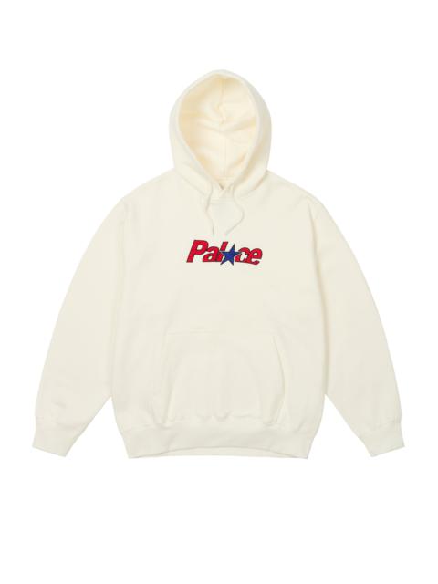 PALACE PALACE STAR HOOD WHITE