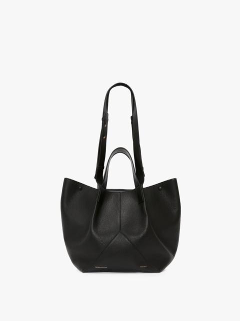 The Medium Tote In Black Leather