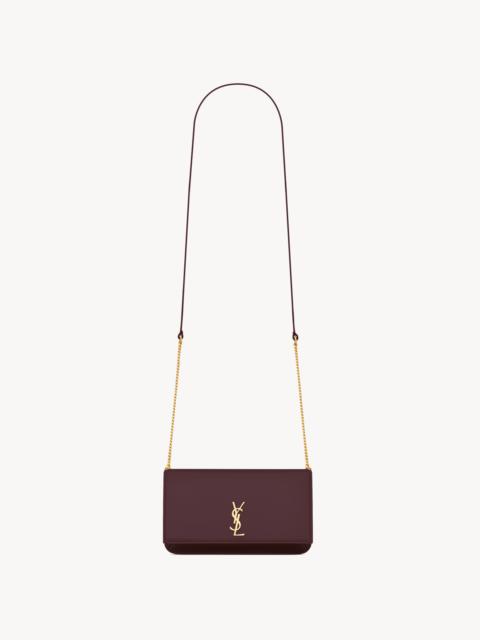 SAINT LAURENT CASSANDRE PHONE HOLDER IN SMOOTH LEATHER