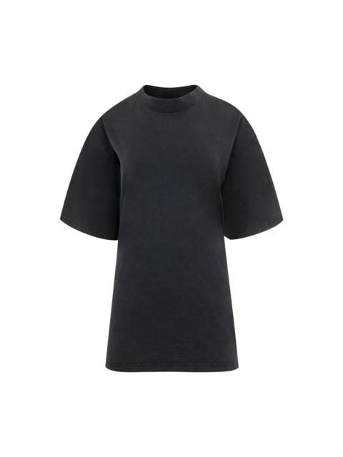 BALENCIAGA LACE-UP T-SHIRT