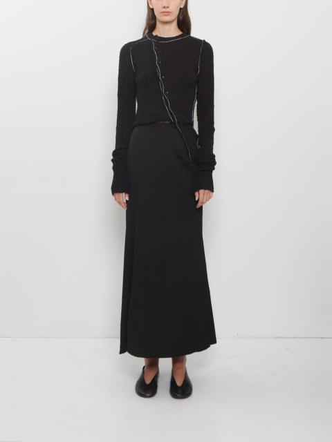 Yohji Yamamoto Diagonal Cutting Long Skirt