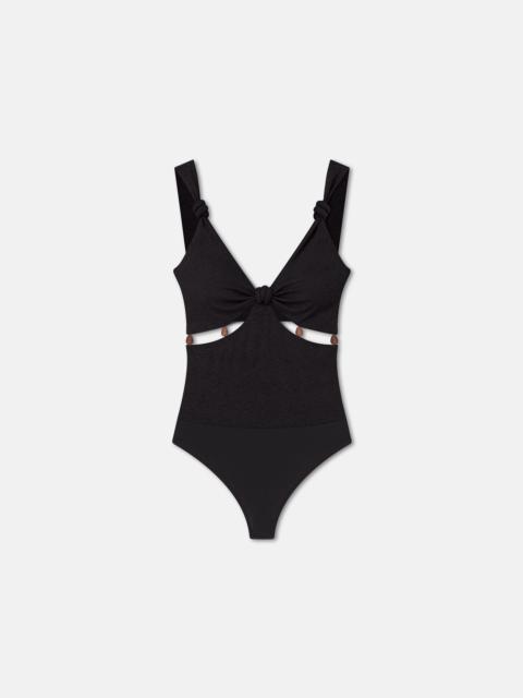Nanushka Beaded Mesh-Jersey Bodysuit