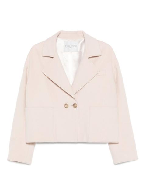 forte_forte double-breasted patch-pocket jacket