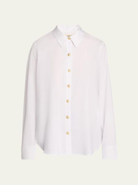 Ellery Button-Front Blouse