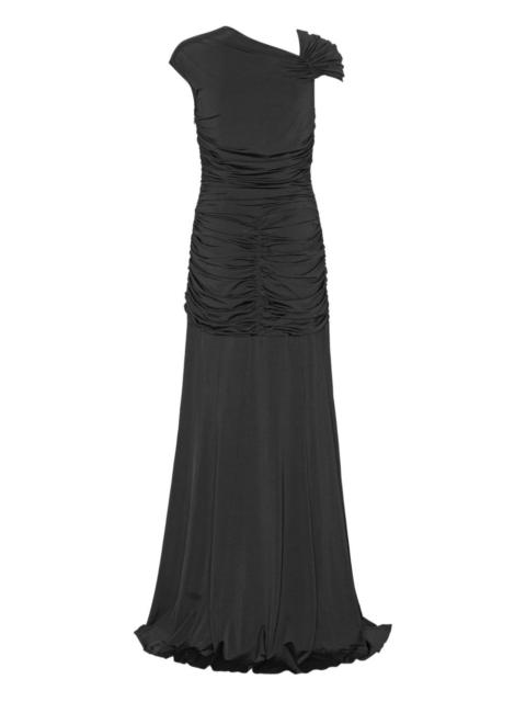 ROTATE asymmetric maxi dress