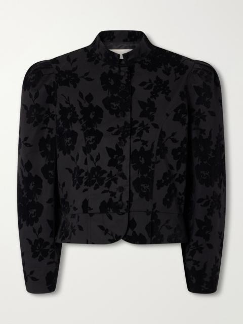 DESTREE Amoako devoré blazer Black
