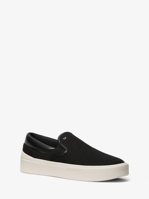 MICHAEL KORS Eddie Cotton Canvas Slip-On Sneaker