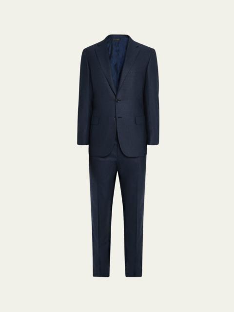 Brioni Men's Herringbone Wool Classic Fit Two-Piece Suit