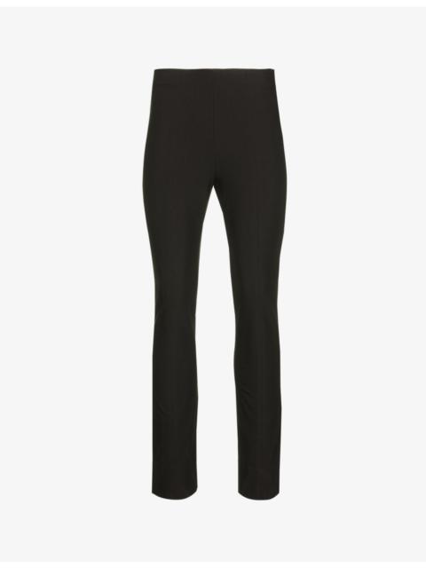 Vince Cropped straight-leg mid-rise stretch-woven trousers