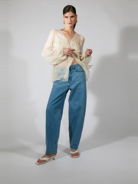 BARDOT Delphina Barrel Leg Jean In Vintage