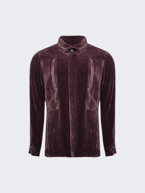 Rick Owens Fogpocket Outershirt Amethyst