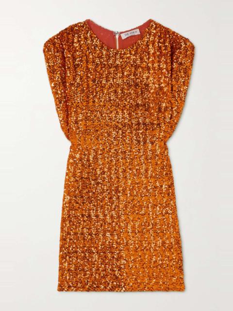 THE ATTICO Annie sequined tulle mini dress