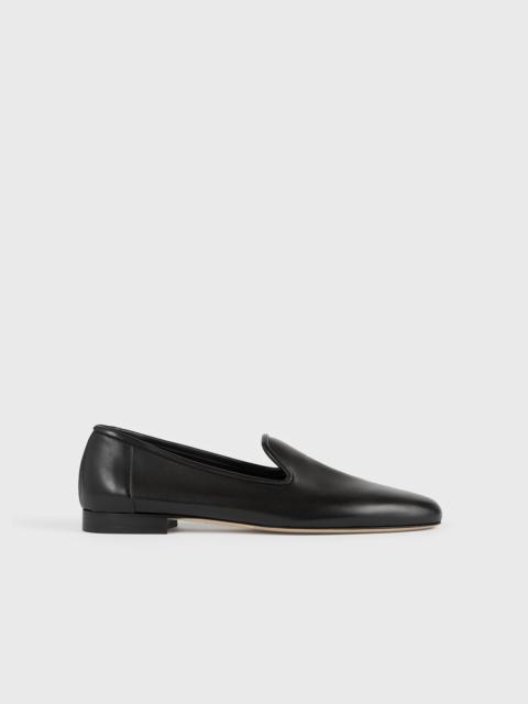 TOTEME Soft nappa loafers black