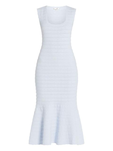 LoveShackFancy Leigh knitted midi dress