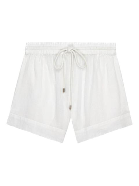 THE GREAT. Delta drawstring elasticated shorts