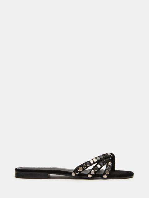 STEVE MADDEN CALISSI BLACK RHINESTONES