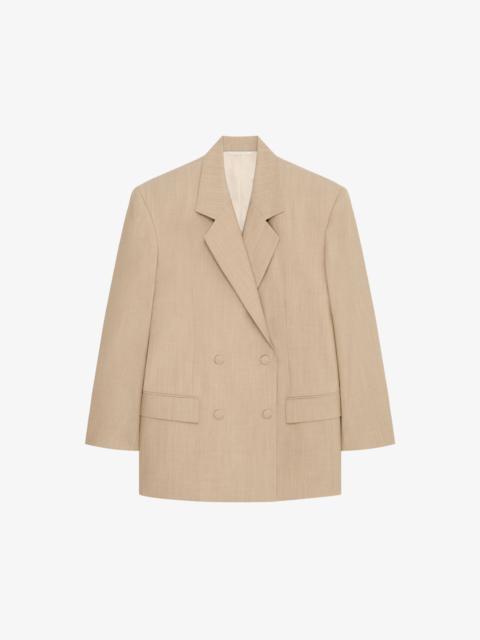 Givenchy DOUBLE BREASTED JACKET IN WOOL