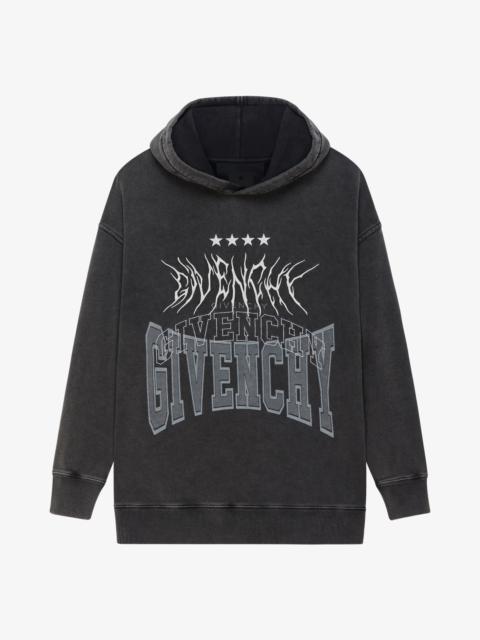 Givenchy OVERSIZED HOODIE IN EMBROIDERED JERSEY