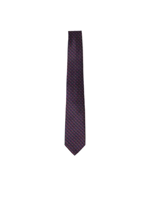 GIORGIO ARMANI geometric-print silk tie
