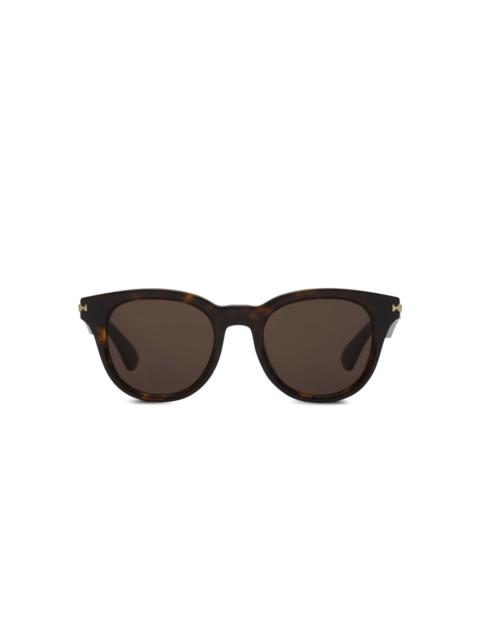 Burberry Logo Bar Round sunglasses