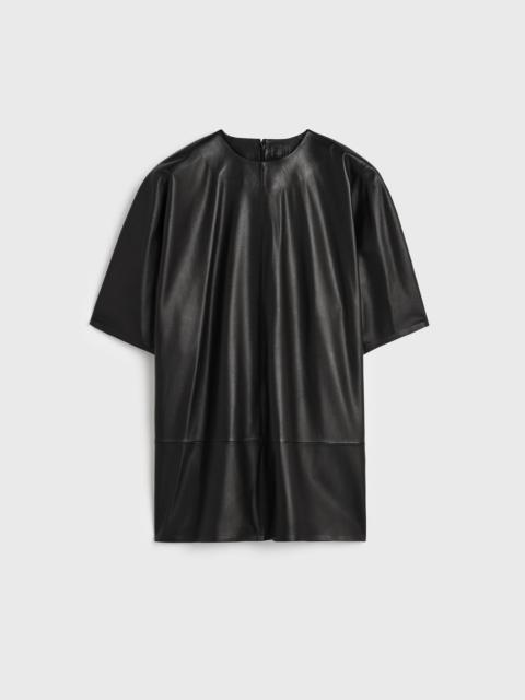 TOTEME Cocoon leather top black