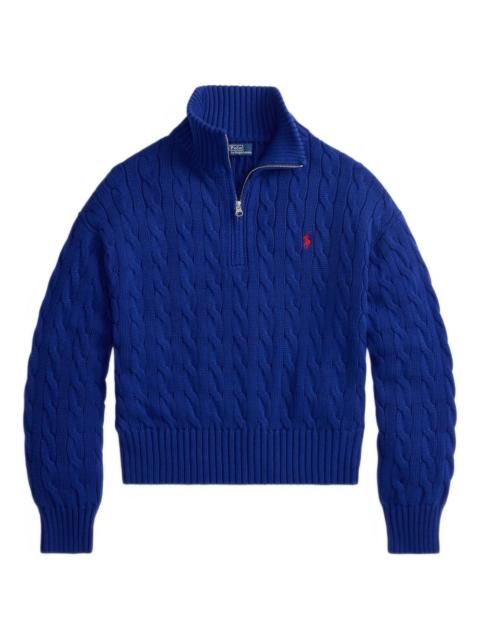 Polo Ralph Lauren cable-knit quarter-zip sweater
