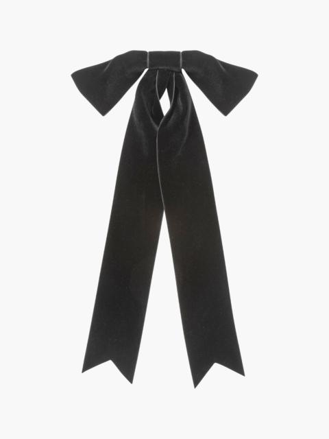 Jacqueline Velvet Bow Barrette