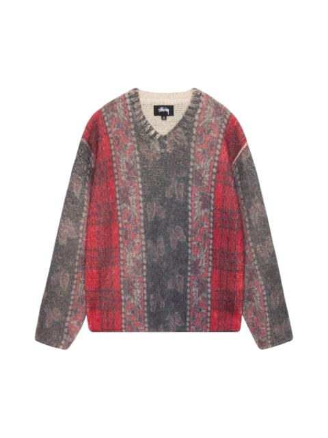 Stüssy Stussy Mixed Print Alpaca Sweater 'Multicolor'