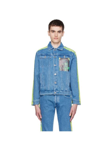 SKY HIGH FARM WORKWEAR Blue Quil Lemons Edition Denim Jacket