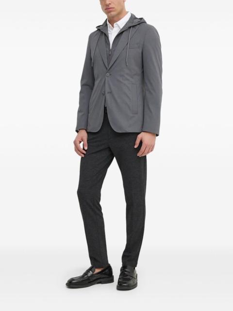 BOSS hooded buttoned blazer