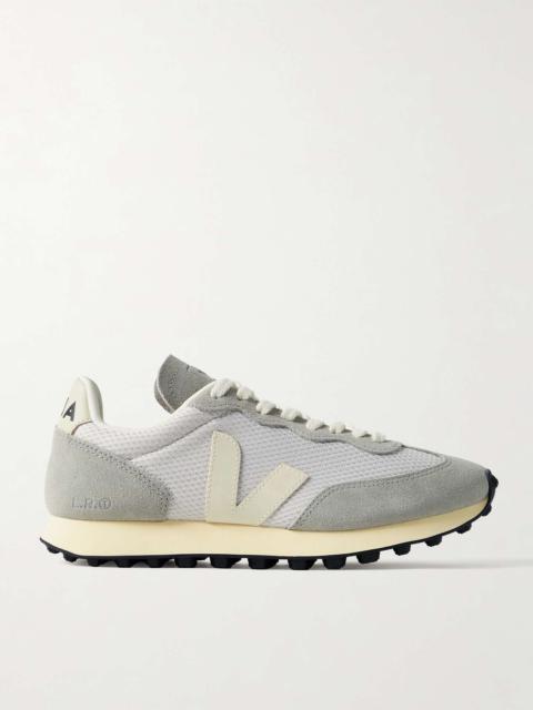 VEJA Rio Branco leather-trimmed suede and Alveomesh sneakers