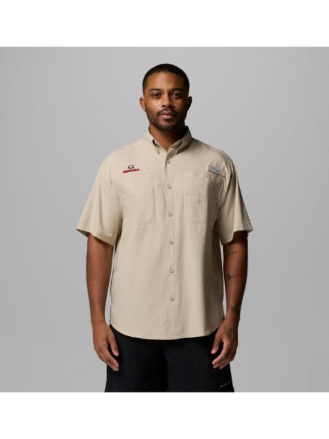 Columbia Men's Collegiate PFG Tamiami Short Sleeve Shirt - Georgia