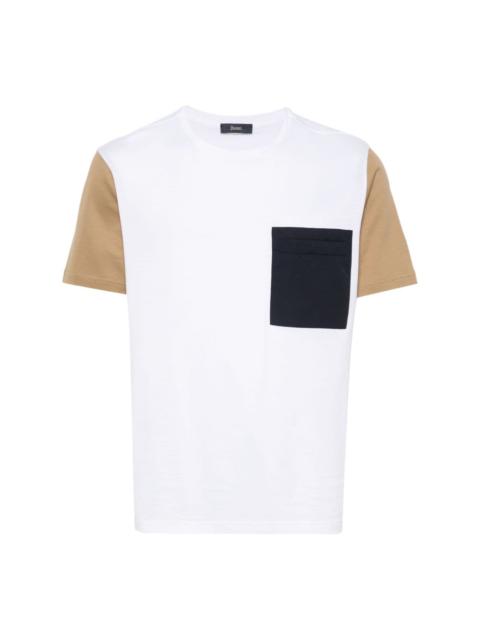 Herno colourblock cotton T-shirt